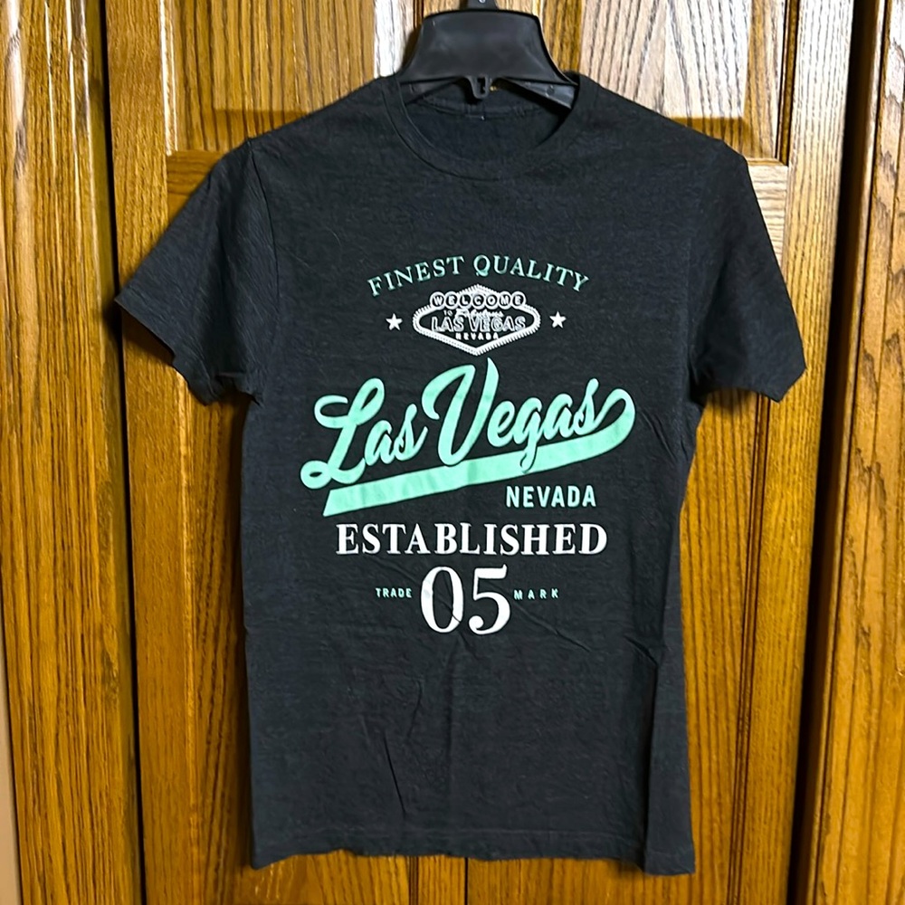 Men’s Gray Las Vegas T-Shirt - Small